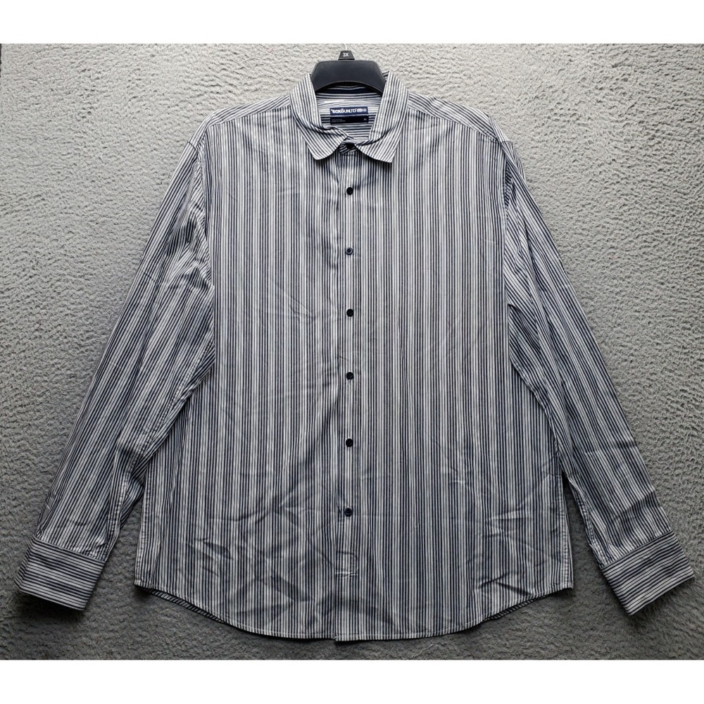 Ecko Unltd. Shirt Mens XL Multi Pinstripe Long Sleeve Casual Collared Button-Up